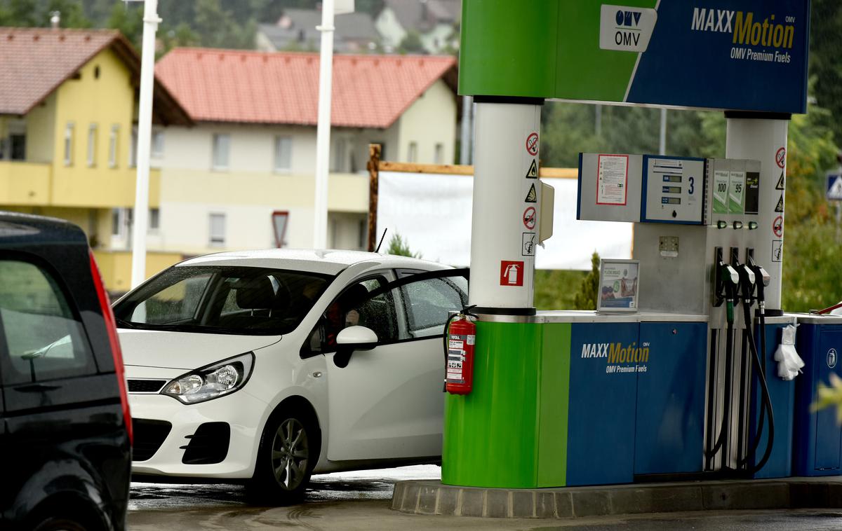 Bencinska črpalka | Mol je imel pred nakupom OMV Slovenija 53 bencinskih črpalk. | Foto STA