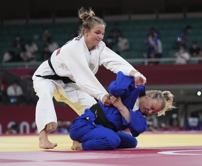 Kaja Kajzer je včeraj v kategoriji do 57 kg osvojila odlično 5. mesto.  | Foto: Guliverimage/Vladimir Fedorenko