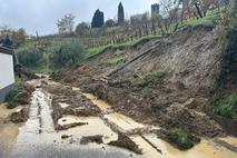 vreme, severna Primorska, poplava, hudournik, zemeljski plaz, vreme