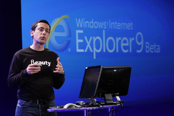 Internet Explorer 9 | Najnovejši Microsoftov nujni popravek odpravlja varnostno pomanjkljivost spletnega brskalnika Internet Explorer začenši z devet let staro "devetko". | Foto Reuters