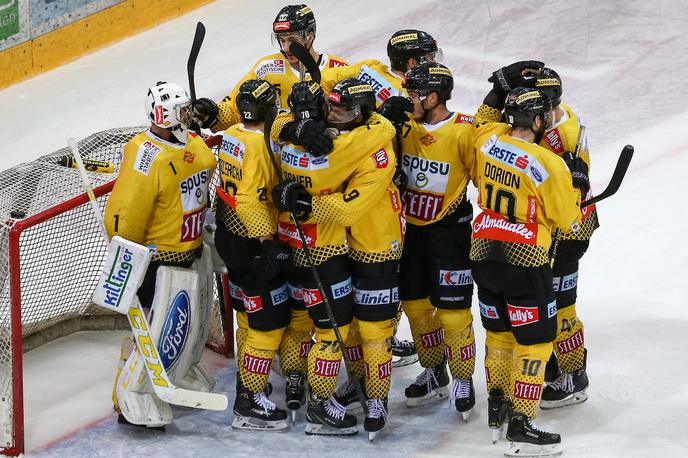 Vienna Capitals | Hokejisti Dunaja so se po zmagi na odločilni sedmi polfinalni tekmi uvrstili v finale. Za naslov se bodo pomerili s Celovcem. | Foto Sportida