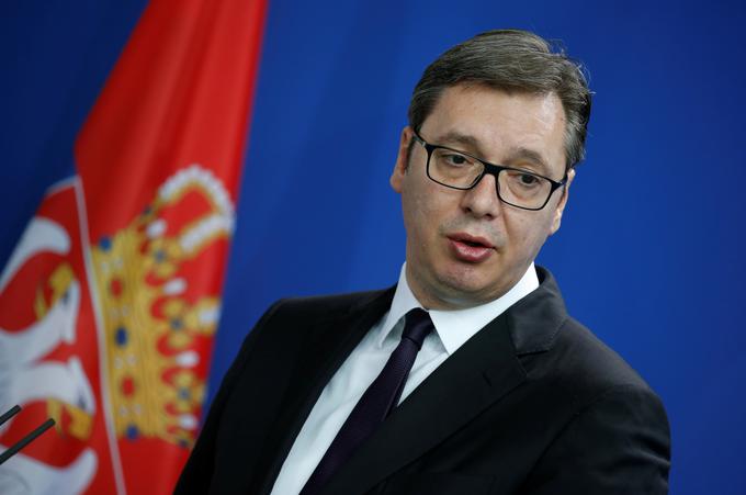 Srbski predsednik Aleksandar Vučić. | Foto: Reuters