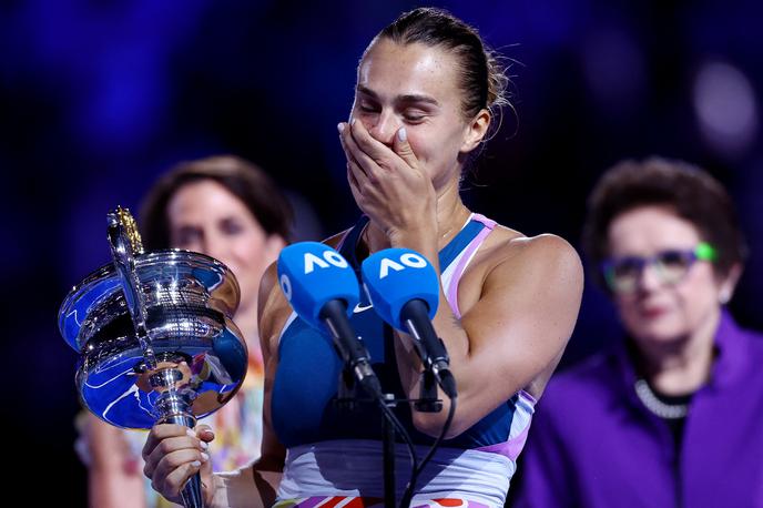 Arina Sabalenka | Arina Sabalenka je na OP Avstralije osvojila svoj prvi turnir za grand slam. | Foto Reuters