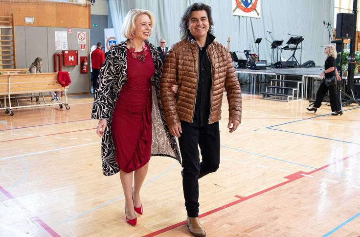 Urška Klakočar Zupančič, Bor Zuljan | Foto: STA