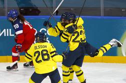 Švedinje in Američanke v polfinalu olimpijskega hokejskega turnirja
