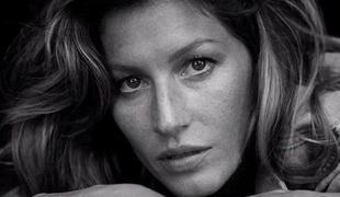 Gisele Bundchen sijoča tudi brez ličil