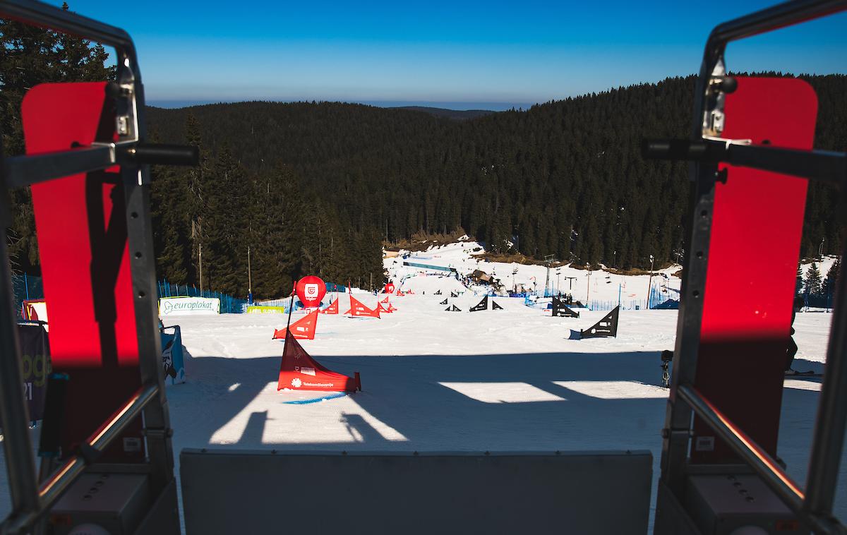 Rogla slalom | Po svetovnem prvenstvu v poletih v Planici in biatlonskem na Pokljuki so Slovenci ostali brez vidnejših rezultatov tudi na SP v alpskem deskanju. | Foto Grega Valančič/Sportida