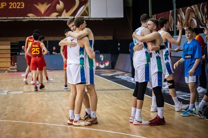 Slovenci so v boju za deveto mesto premagali Kitajce. | Foto: FIBA