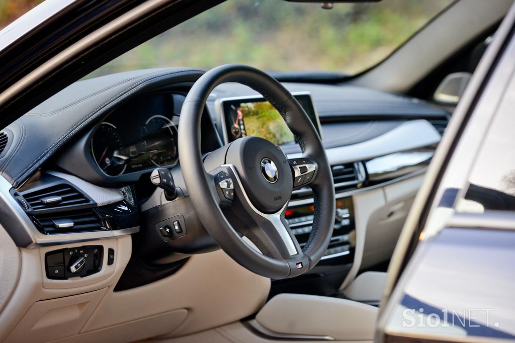 BMW X6 M 50d - fotogalerija testnega vozila
