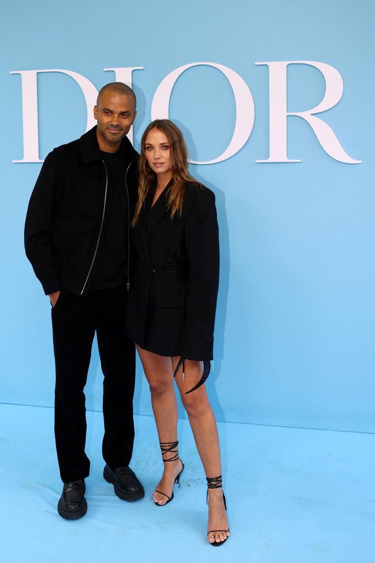 Tony Parker in Agathe Teyssier | Foto: Reuters