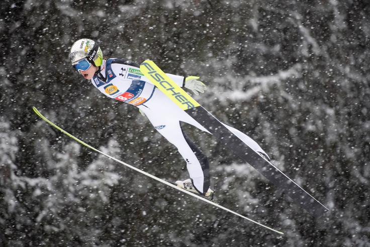 Nika Križnar je zmogla 120 in 122 metrov. | Foto: Guliverimage/Vladimir Fedorenko