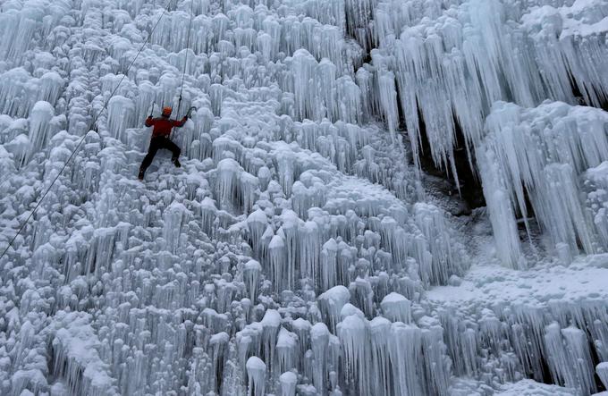 Liberec, ledno plezanje | Foto: Reuters