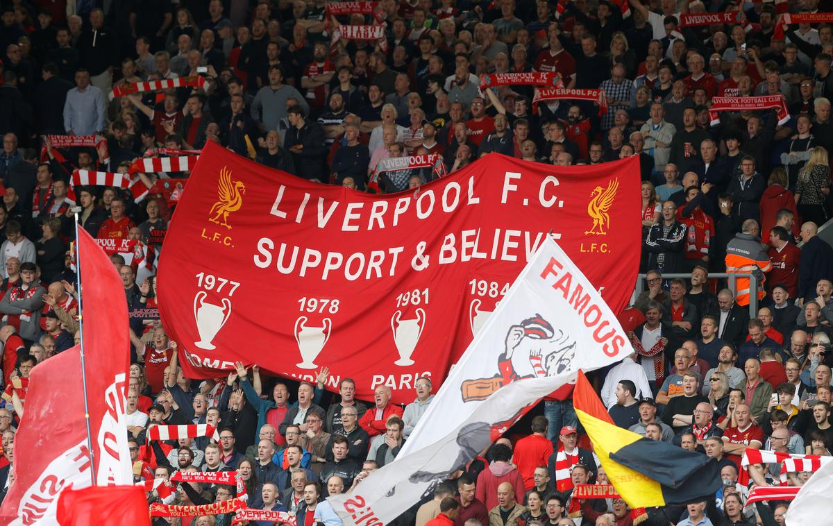 Liverpool Navijač | Liverpool bo v soboto napadal šesto evropsko zvezdico. | Foto Reuters