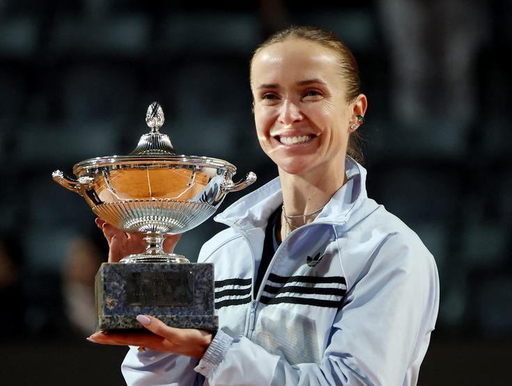 Elina Svitolina je osvojila turnir v Rimu. | Foto: Reuters