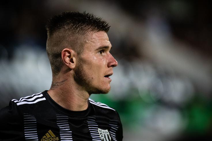 Luka Bobičanec je zadel za vodstvo Mure z 2:1. | Foto: Blaž Weindorfer/Sportida