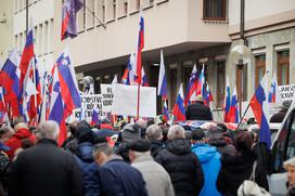 Janez Janša protest