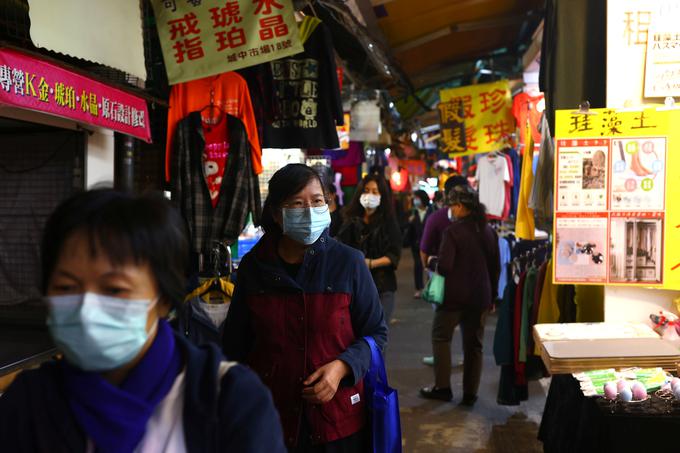 Na Tajvanu v času pandemije covid-19 nikoli niso omejili civilnih svoboščin, prav tako se niso odločili za zaprtje nenujnih gospodarskih dejavnosti. | Foto: Reuters