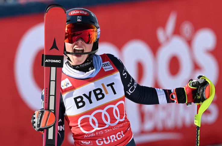 Mikaela Shiffrin je dobila tudi drugi slalom sezone. | Foto: Reuters