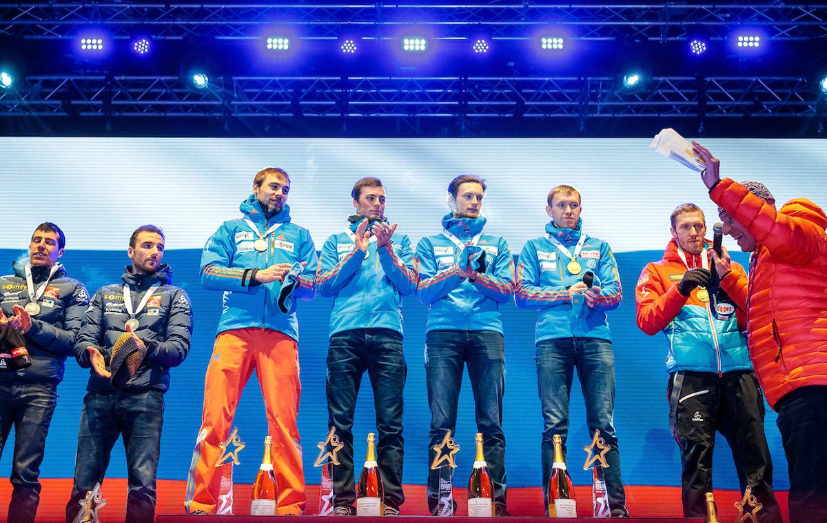rusija biatlon | Je zlata ruska štafeta na lanskem svetovnem prvenstvu goljufala?  | Foto Vid Ponikvar