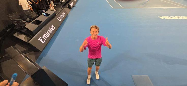 Žiga Šeško | Foto: Teniška zveza Slovenije