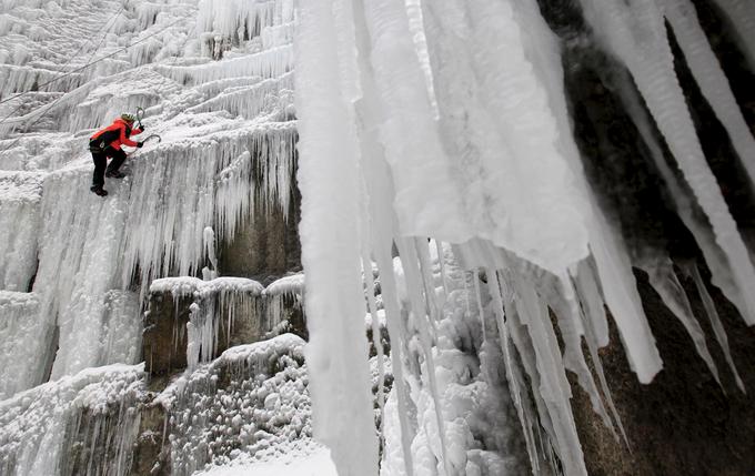 Liberec, ledno plezanje | Foto: Reuters