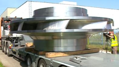 Litostroj Power na pot poslal gonilnik za najmočnejšo črpalno turbino v Evropi #video