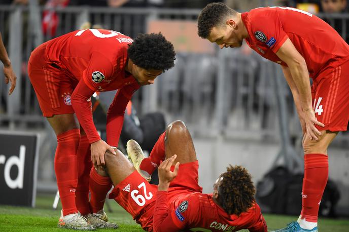 Kingsley Coman | Kingsley Coman je preteklo sezono skoraj v celoti izpustil zaradi dveh hujših poškodb gležnja, zdaj pa si je poškodoval koleno. | Foto Getty Images