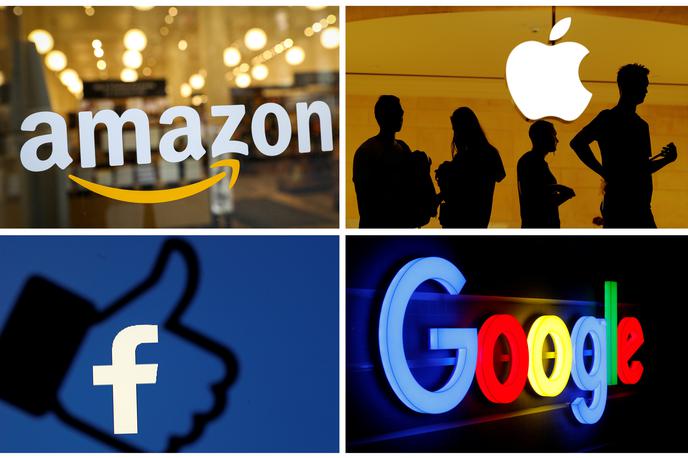 Tehnološki velikani | Pod drobnogledom preiskovalcev so se znašli Amazon, Apple, Facebook in Google. | Foto Reuters