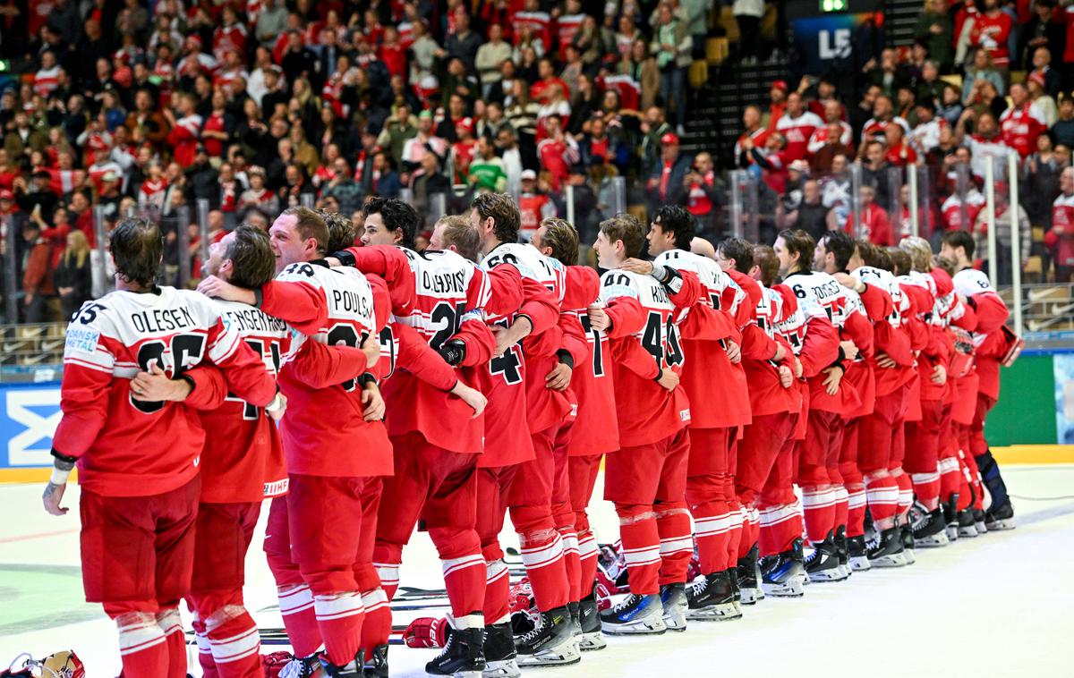 danska hokejska reprezentanca | Danska zmaga nad Kanado je bila ena bolj divjih tekem danskega športa in stavnic. | Foto Guliverimage