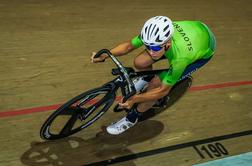 16-letnik do prve slovenske medalje na velodromu