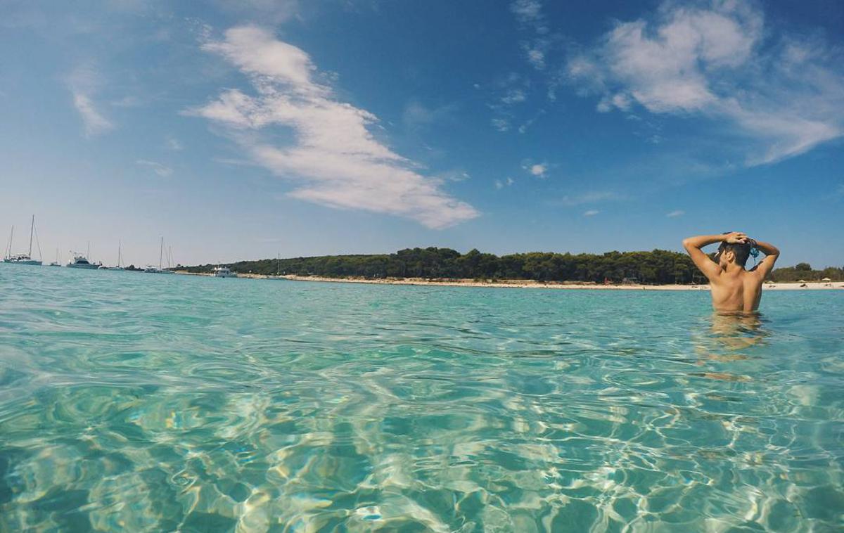 plaža, Hrvaška, Jadran | Foto Instagram