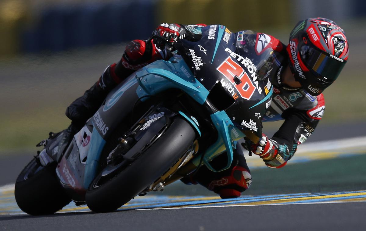 Fabio Quartararo | Fabio Quartararo bo nedeljsko dirko moto GP za VN Alcaniza začel s prvega startnega mesta. | Foto Reuters