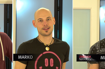 Zmenek na slepo: Tatuji v glavni vlogi