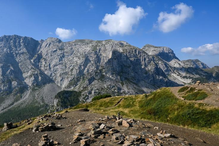 Madritschen. Pogled na Konjski špik. | Foto: Matej Podgoršek