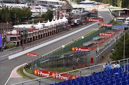 V Spa Francorchampsu spet plohe in nevihte