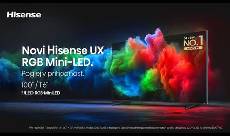 Hisense piše zgodovino z največjim RGB MiniLED televizorjem — vizualna izkušnja brez primere