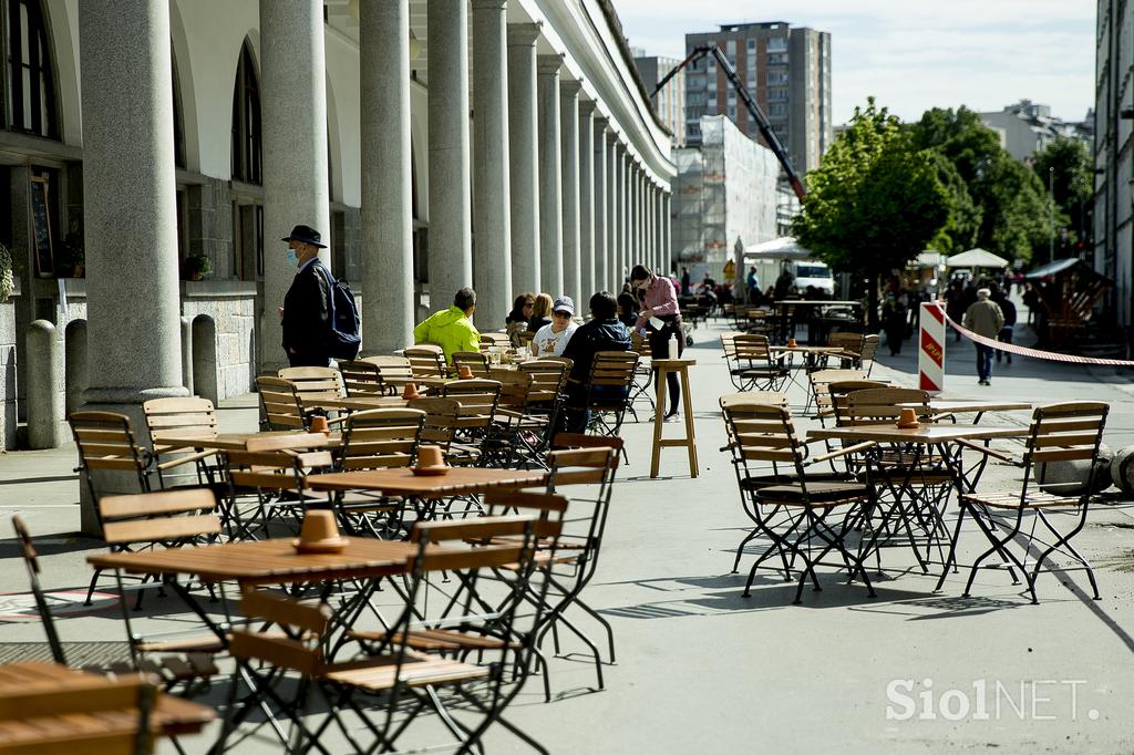 Ljubljana po sprostitvi ukrepov