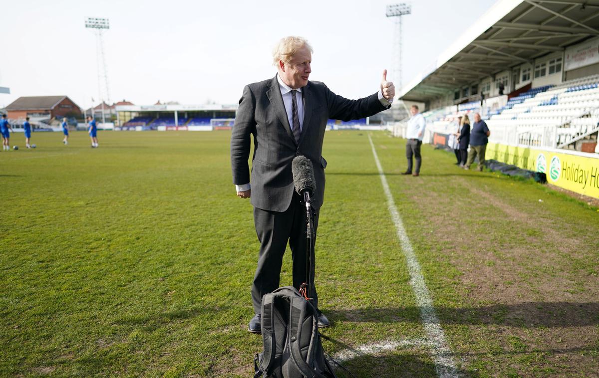 Boris Johnson | Britanski premier Boris Johnson bi si finala lige prvakov želel v Angliji. | Foto Guliverimage