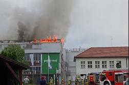 Požar v Palomi uničil ostrešje in dve nadstropji, vzrok še ni znan