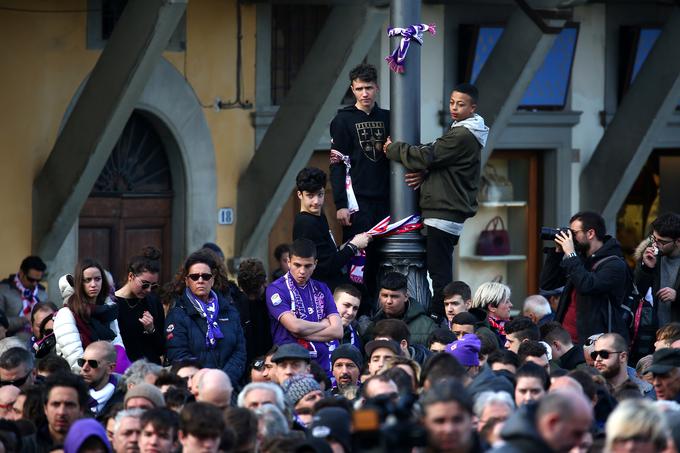 Davide Astori pogreb Firence | Foto: Reuters