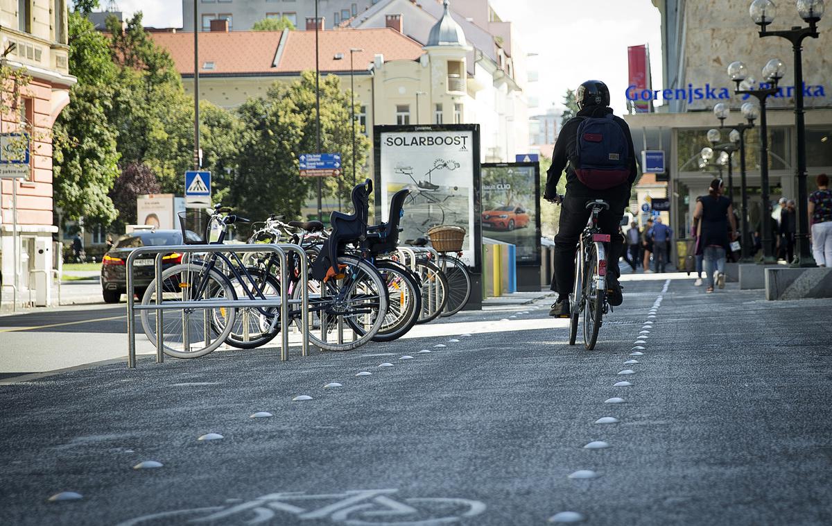 kolesarska steza | Ljubljana velja za kolesarjem prijazno mesto.  | Foto Ana Kovač