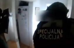 Hrvaški specialci vdrli v stanovanje osumljencev za umor #video