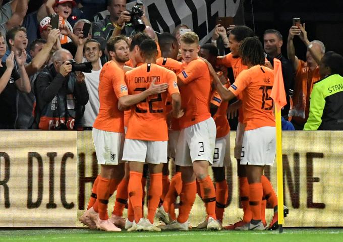 Nizozemska je konec prejšnjega tedna vzela mero Nemčiji (3:0) in ji zadala prvi poraz po 16 letih. | Foto: Reuters