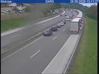 prometna nesreča, A2/E70, Ljubljana - Obrežje, Mokrice, pogled proti Novemu mestu