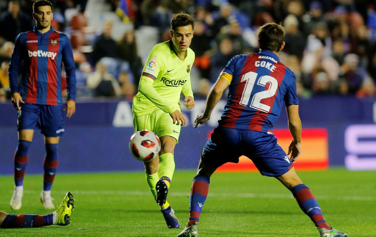 Levante, Barcelona | Barcelona bo na povratni tekmi čez teden dni lovila zaostanek proti Levanteju. | Foto Reuters