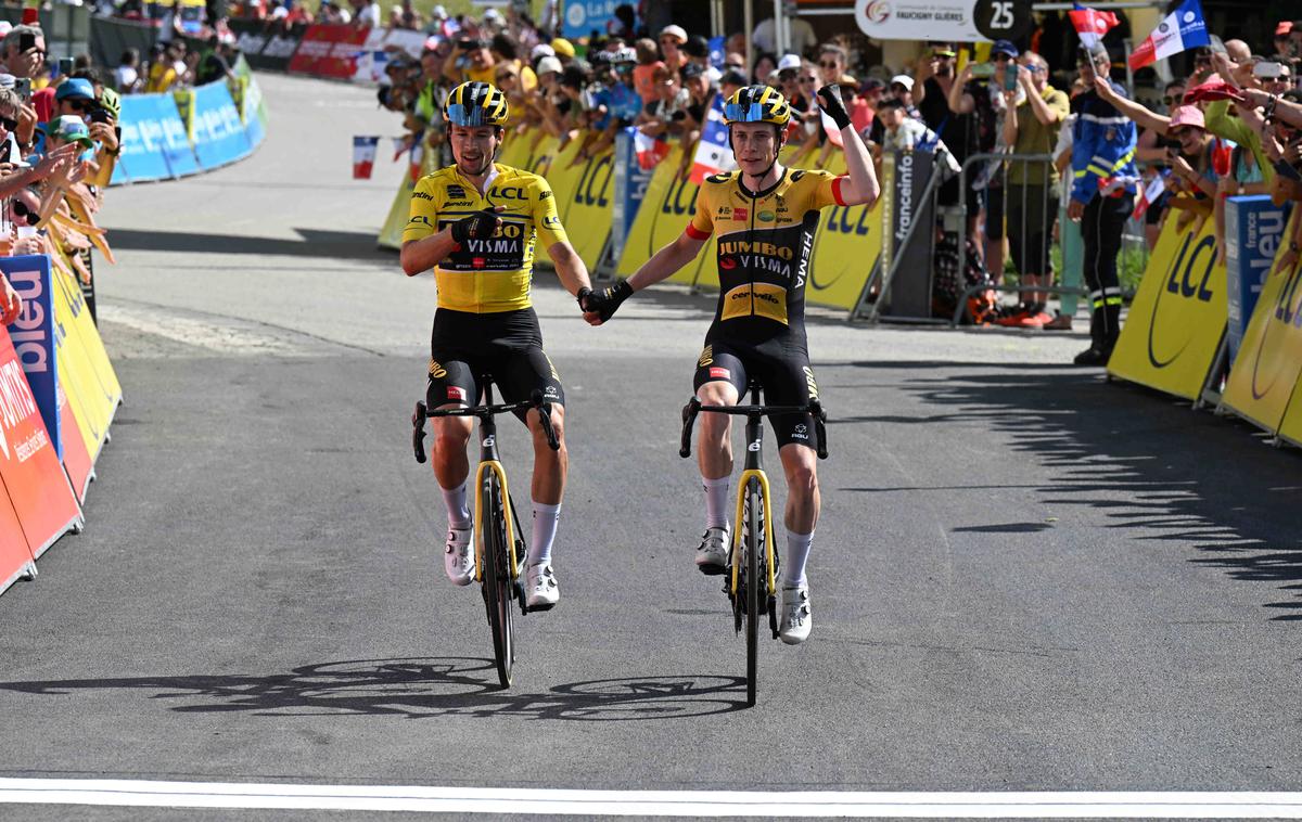 Primož Roglič, Jonas Vingegaard | Jonas Vingegaard bo letos na Dirki po Franciji prvič brez mentorja Primoža Rogliča. | Foto Guliverimage