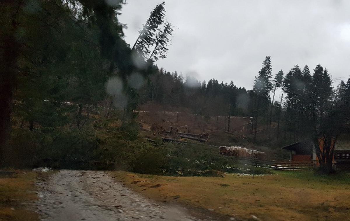 Jezersko, vreme, cesta | Foto Gasilci Kranj