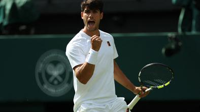 Brez senzacije v Wimbledonu, Carlos Alcaraz tokrat nadvse zanesljiv