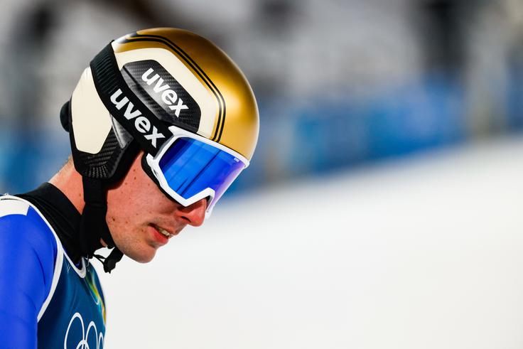 Timi Zajc ob razočaranju ni dajal izjav. | Foto: Anže Malovrh/STA