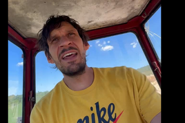 Veliki prijatelj Luke Dončića na traktorju postal uspešnica #video